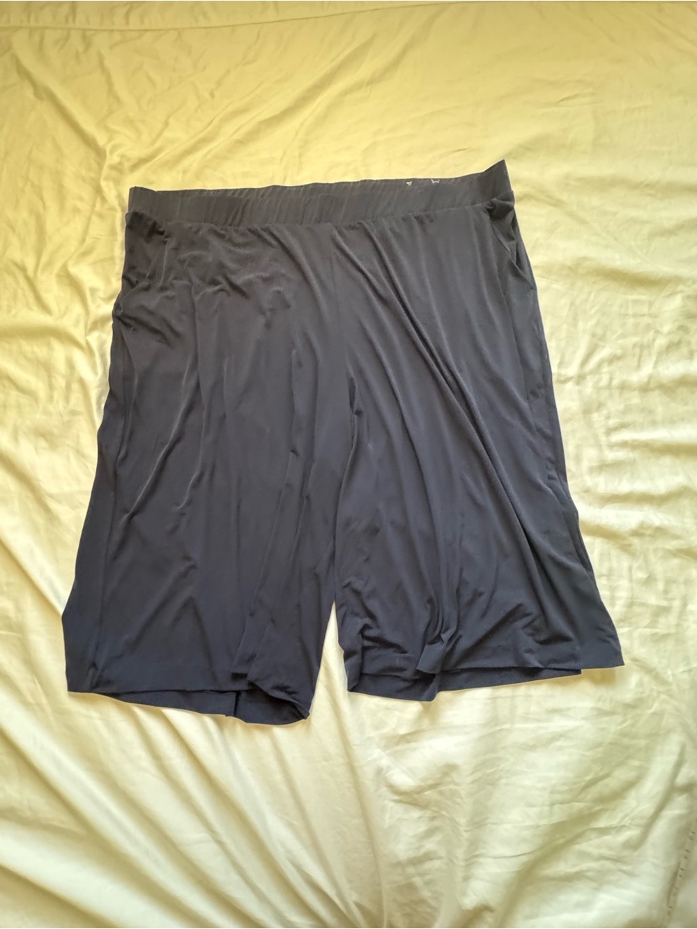 Lane Bryant Navy Blue Cropped Wide Leg Pant